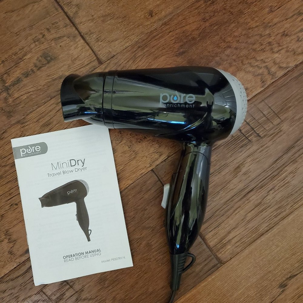 Pure Enrichment MiniDry Travel BlowDryer